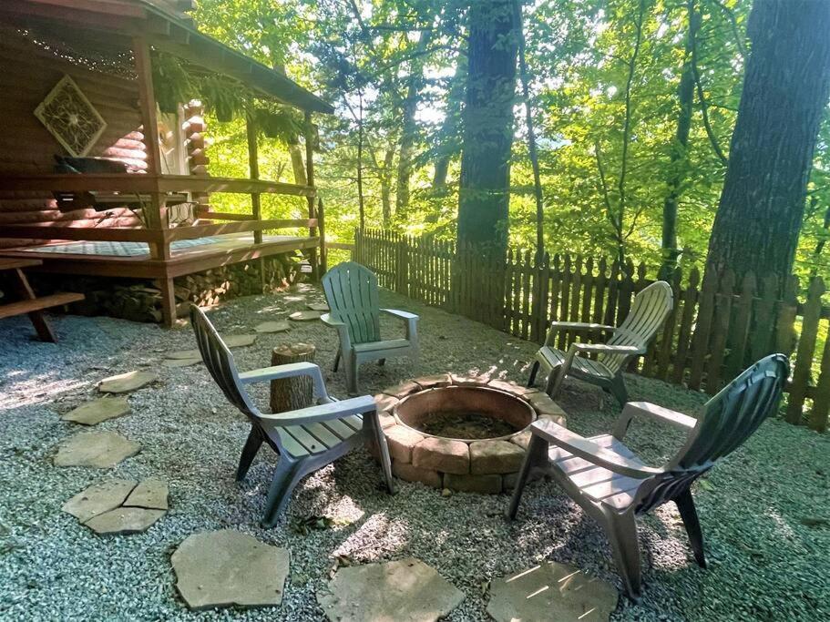 Ferienwohnung Hemlock Hideaway Maggie Valley Exterior foto