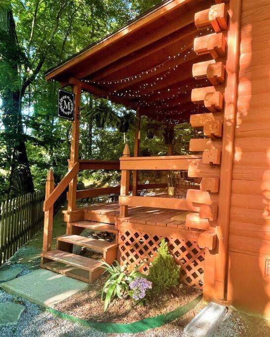 Ferienwohnung Hemlock Hideaway Maggie Valley Exterior foto