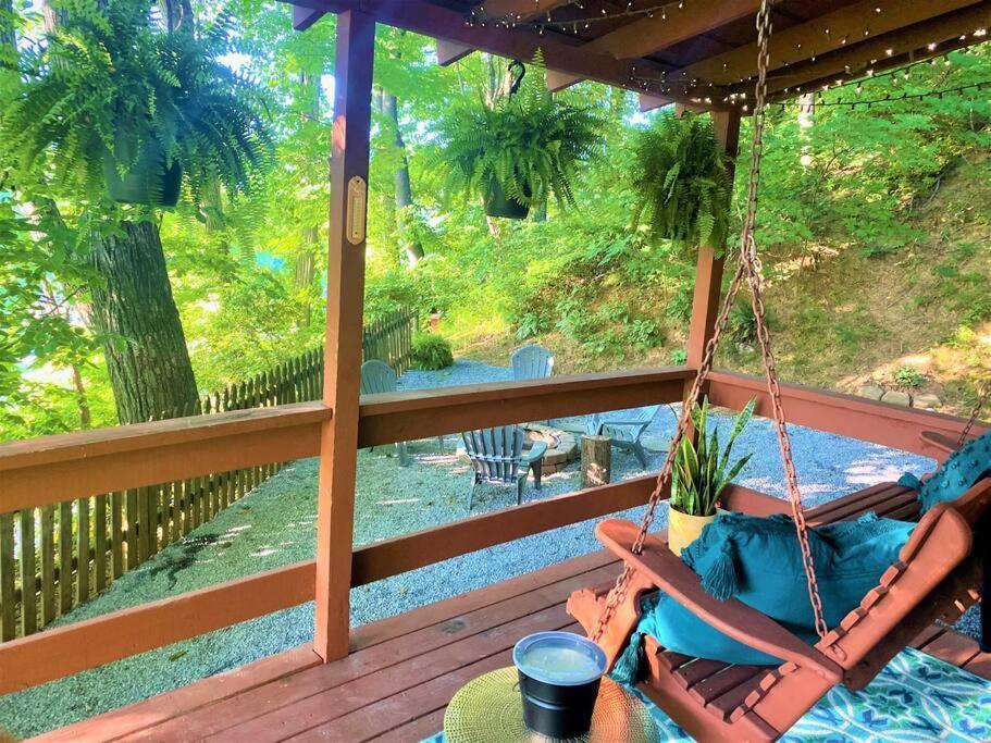 Ferienwohnung Hemlock Hideaway Maggie Valley Exterior foto
