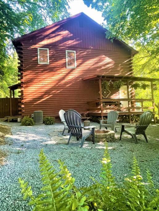 Ferienwohnung Hemlock Hideaway Maggie Valley Exterior foto
